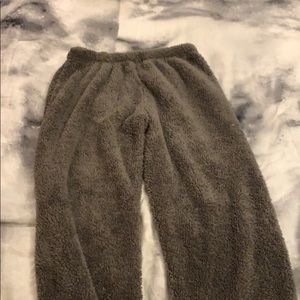 fluffy pj pants